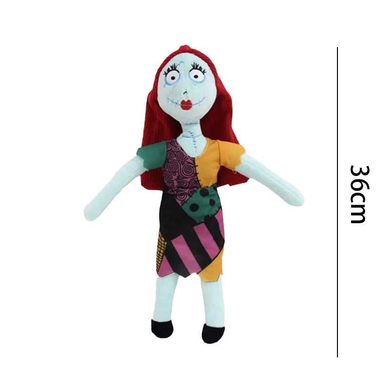 Tim Burton’s Nightmare Before Christmas Sally and jack Plush Toys Zero dog Stuffed Toys Halloween Gifts Children's Birthday Gift