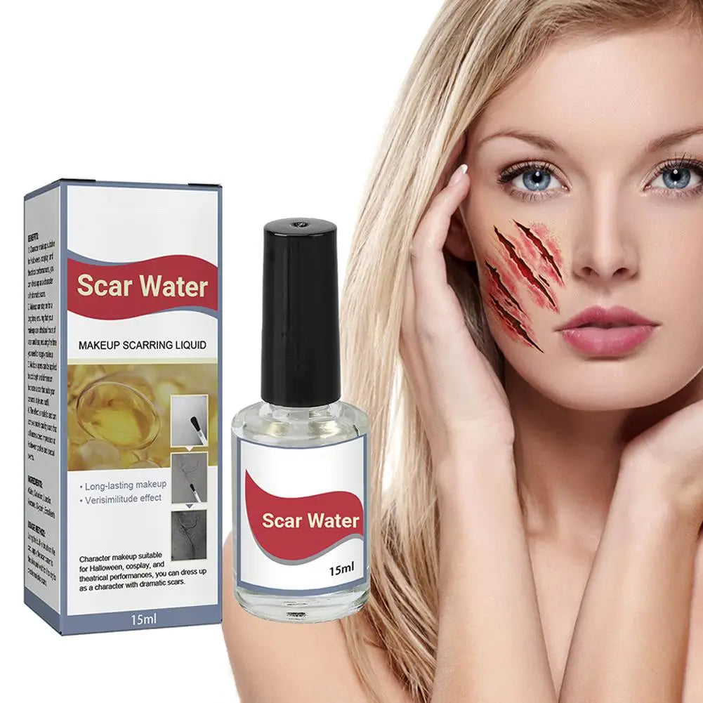 Makeup Scarring Liquid, Scarring Liquid Special Effect Make Up, Liquid Scar Makeup Cosmetic Special Effects Liquid For Halloween
