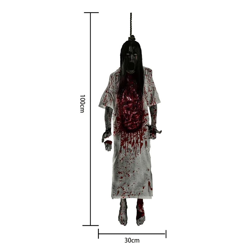 Scary Skeleton Window Sticker Halloween Party Supplies Scary Ghost Window Decals Haunted House Decor Halloween Decorations 2024