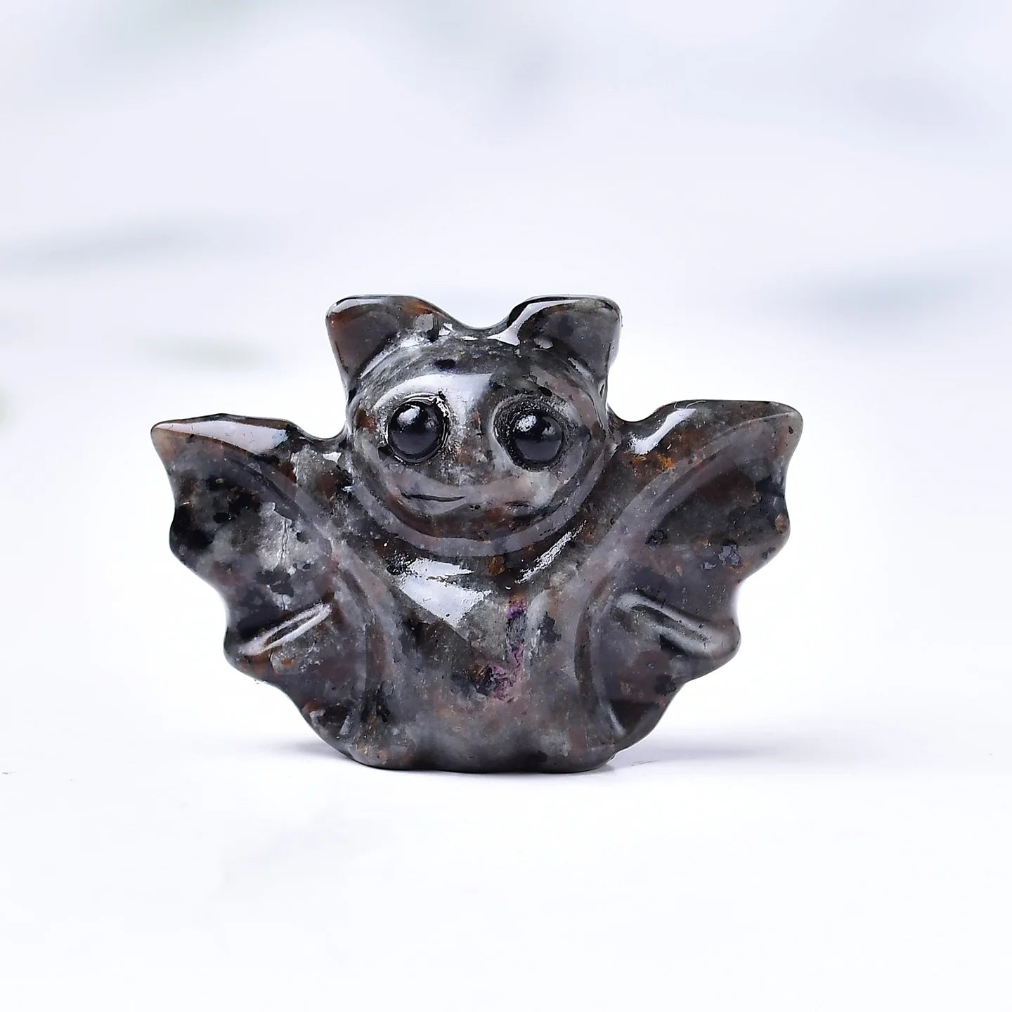 Crystal carved bat, a perfect Halloween crystal gift, a mini item