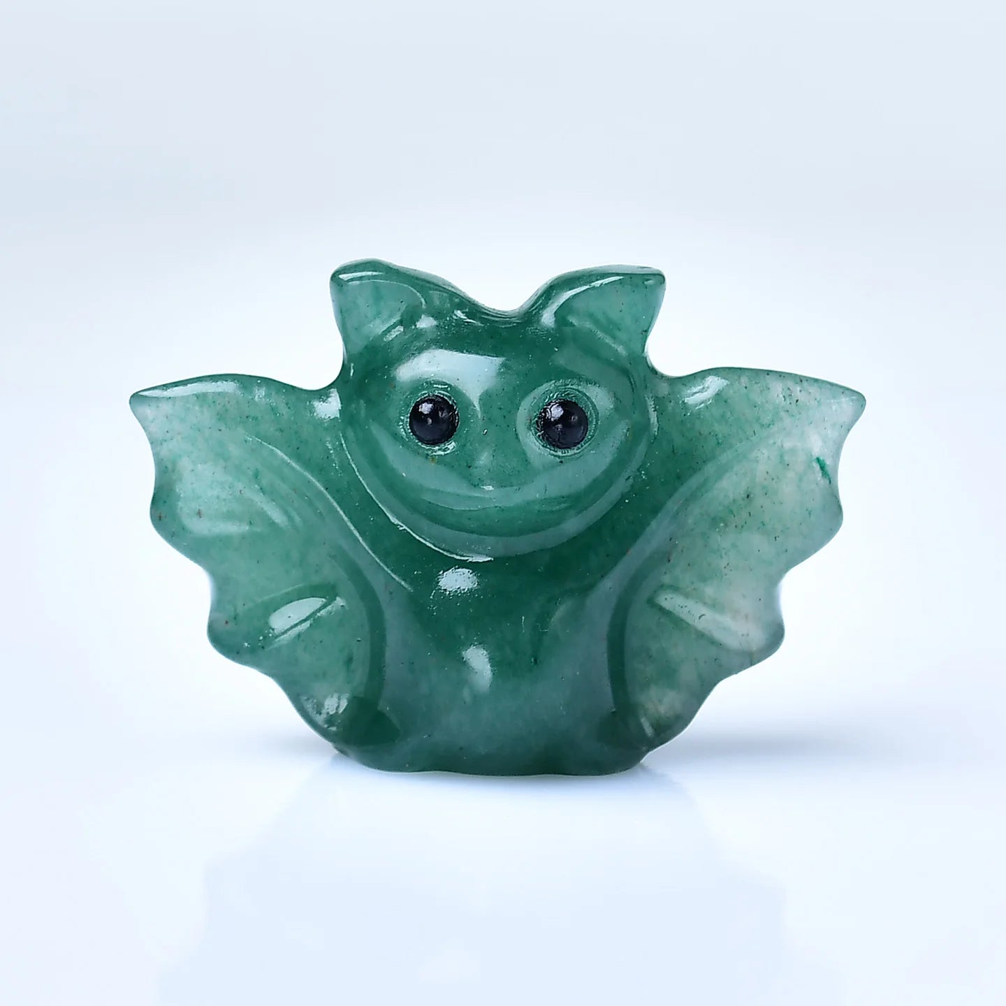 Crystal carved bat, a perfect Halloween crystal gift, a mini item