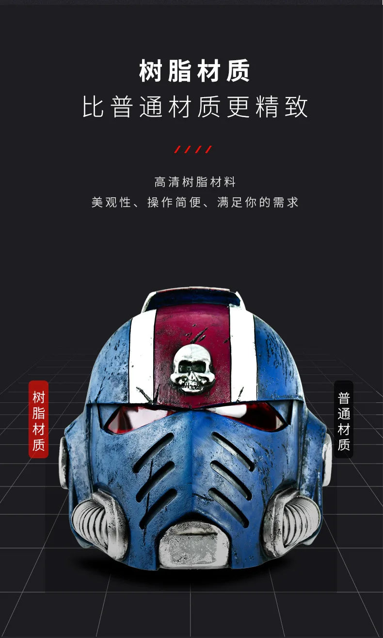 Demetrian Titus Cos Mask Titus Soldier Cosplay Costume Wearable Helmet Halloween Comic-Con Party Carnival Props Adult Man Gift