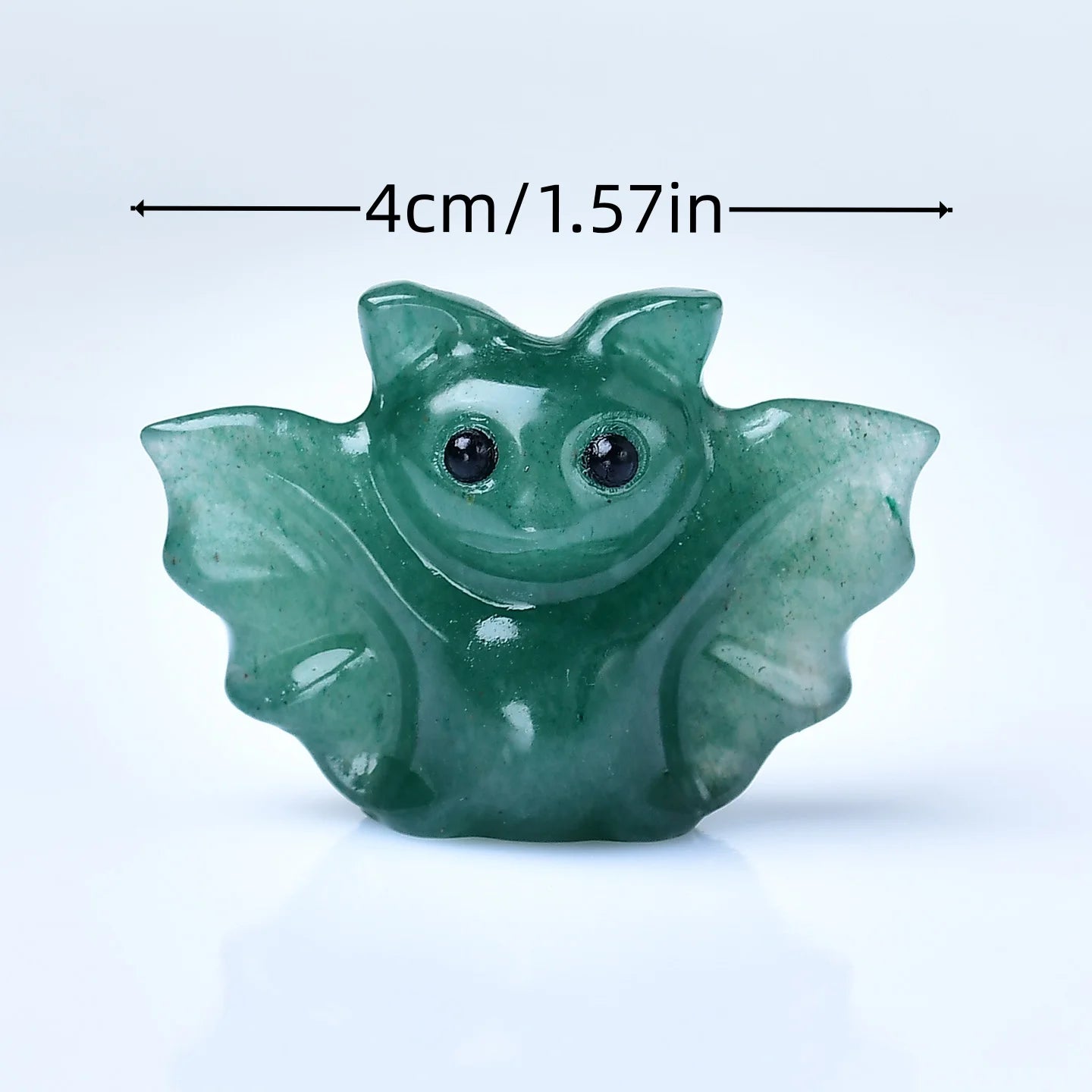 Crystal carved bat, a perfect Halloween crystal gift, a mini item