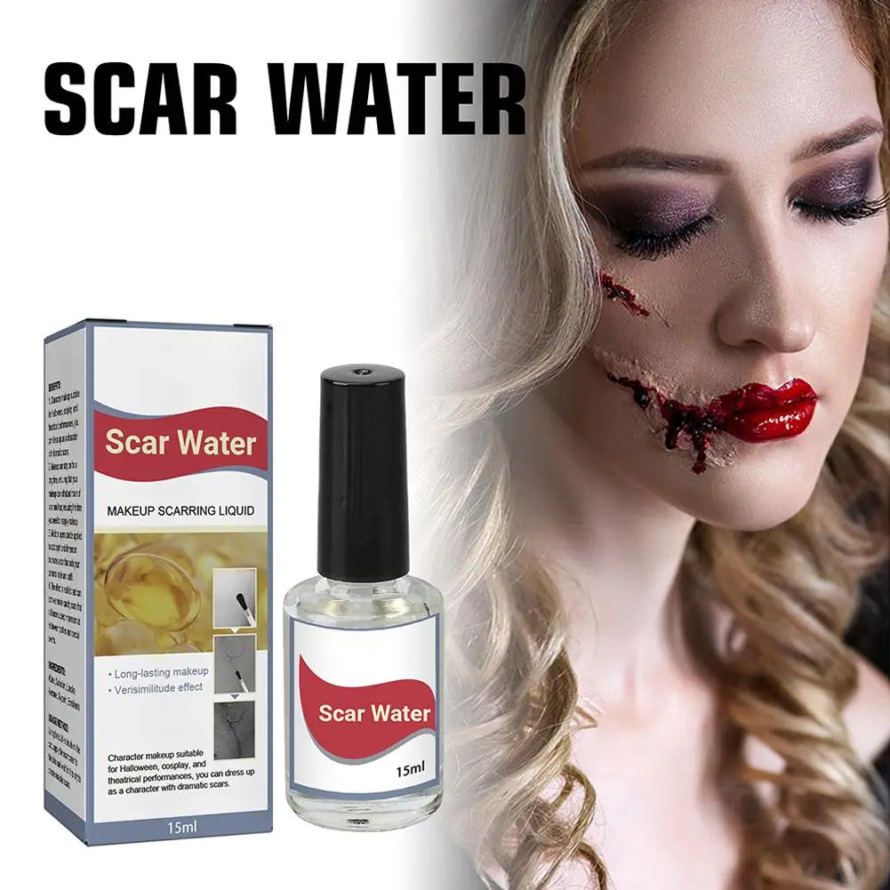 Makeup Scarring Liquid, Scarring Liquid Special Effect Make Up, Liquid Scar Makeup Cosmetic Special Effects Liquid For Halloween