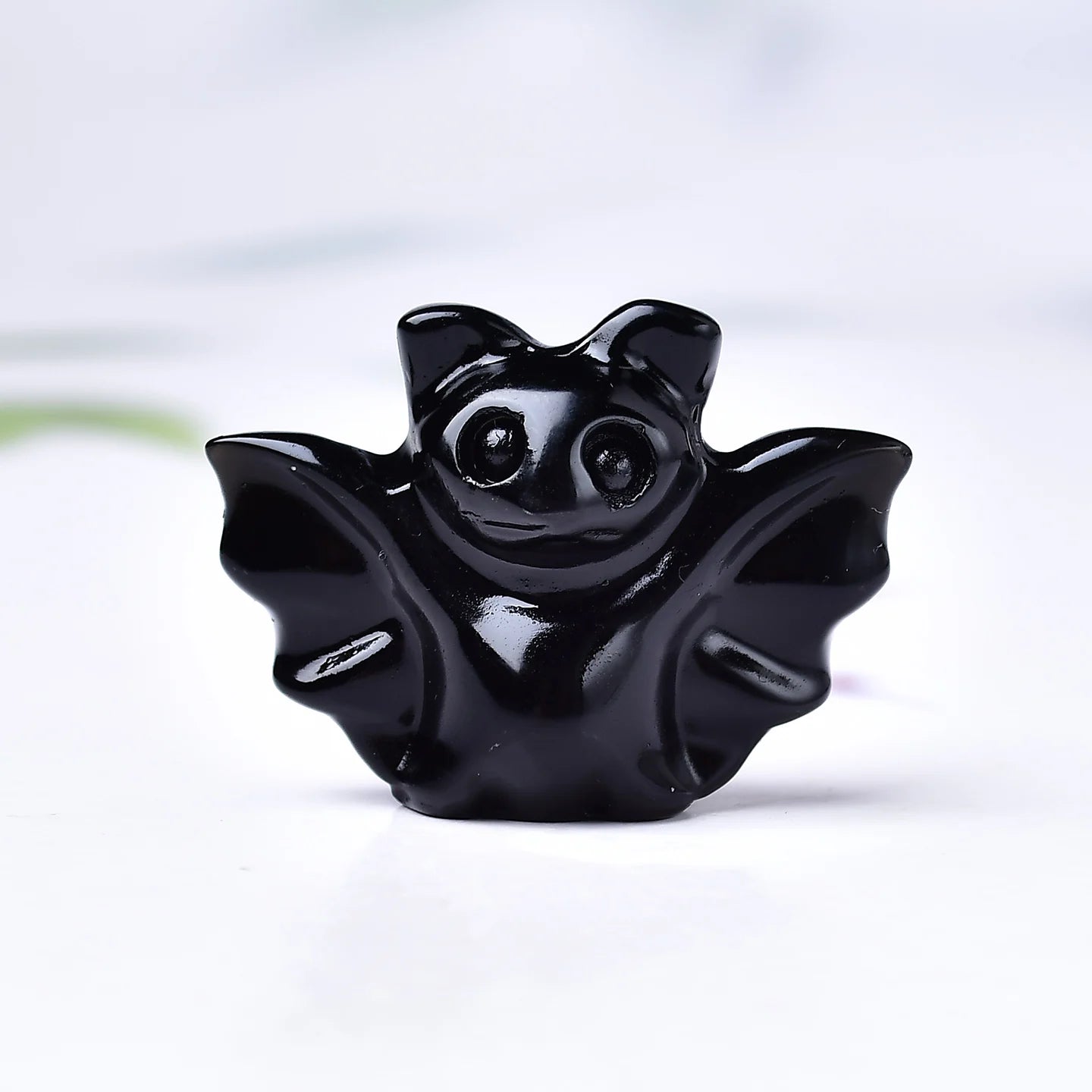 Crystal carved bat, a perfect Halloween crystal gift, a mini item