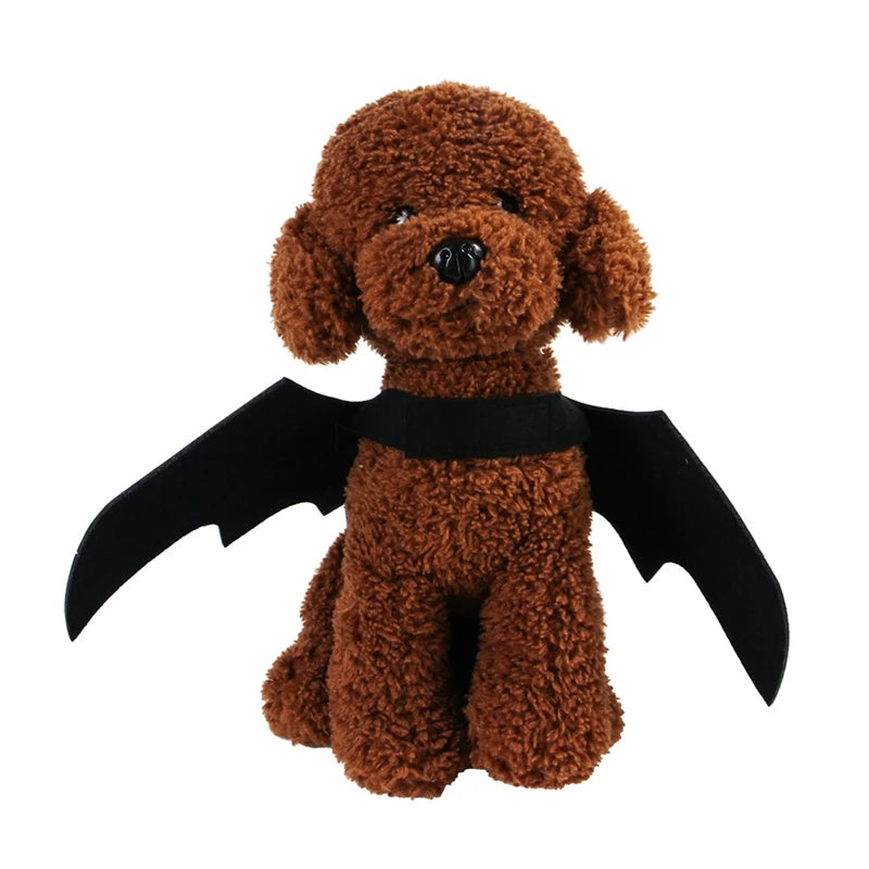 Pet Cat Bat Wings Cat Halloween Costume Puppy Collar Leads Cosplay Props Halloween Party Dress Up Accessories Pet Supplies