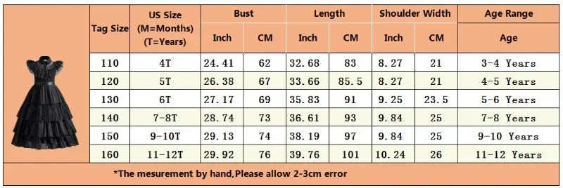 Children Wednesday Costume Girls Black Gothic Family Clothes Halloween Cosplay Costume for Kids Easter Carnival Fancy Dress Up