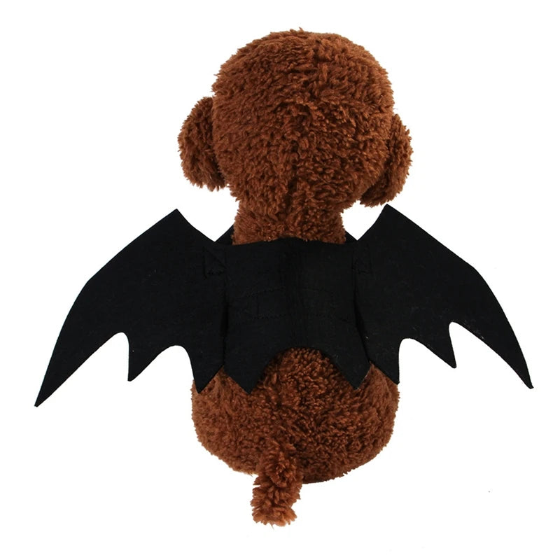 Pet Cat Bat Wings Cat Halloween Costume Puppy Collar Leads Cosplay Props Halloween Party Dress Up Accessories Pet Supplies