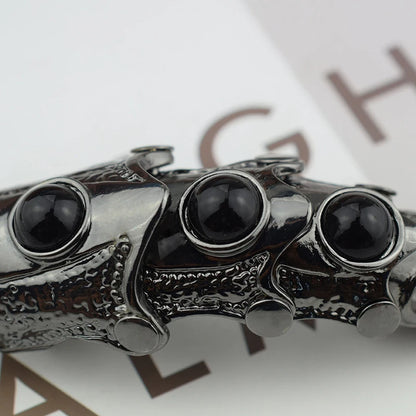 Dragon Skull Finger Long Rings Punk Rock Animal Skull Finger Long Rings Halloween Cosplay Costume Accessories Jewelry Vintage