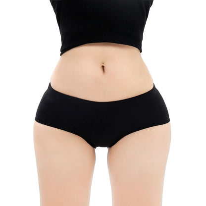 Sexy Fluorescent Lady Panties Fun Halloween Skeleton Gold Plated Women's Boxer Shorts Half Wrap Buttocks Female Boxer Briefs