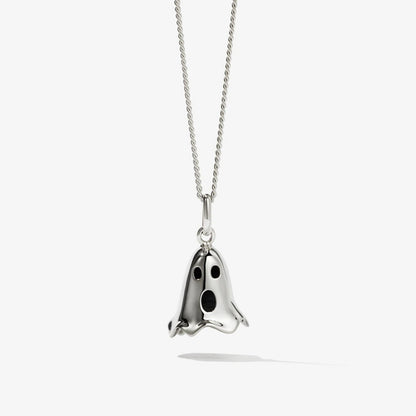European and American popular Instagram style exquisite little ghost pendant necklace Halloween cartoon personality ghost