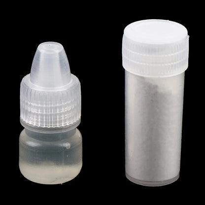 Non-toxic Falseteeth Solid Glue Set Halloween Denture Glue Vampire Dentures Scary Cosplay Fake Teeth Glue Tooth Gaps Repair Kit
